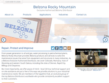 Tablet Screenshot of belzonarockymountain.com